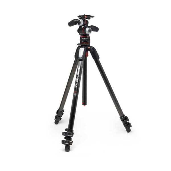 マンフロット　Manfrotto 055プロカーボン3段三脚＋XPRO3ウエイ＋MOVEキット Ma...