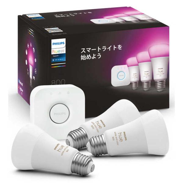 フィリップス　PHILIPS　Philips Hue フルカラースターターセット ［E26 /75W...