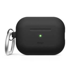 ELAGO elago カラビナ付きシリコンケース ブラック AirPods Pro 2nd ブラック ELA2PCSSCBNBK