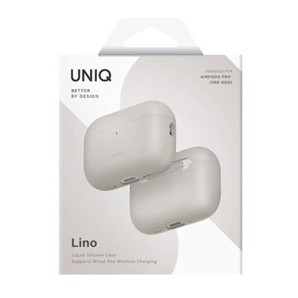KENZAN　AirPodsPro3ケース UNIQ シリコンケース ハイブリッドリキッド LINO...