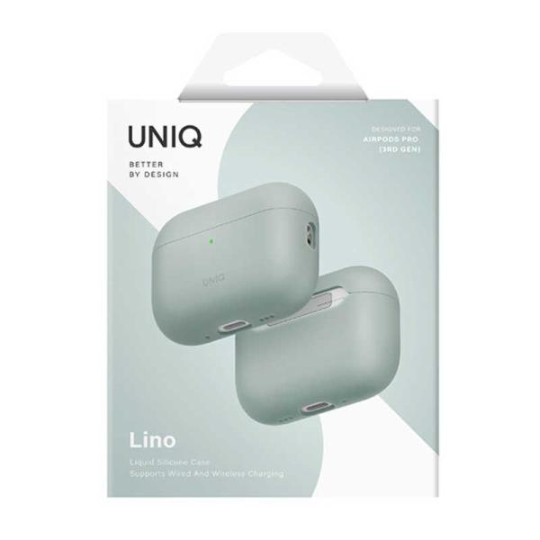 KENZAN　AirPodsPro3ケース UNIQ シリコンケース ハイブリッドリキッド LINO...
