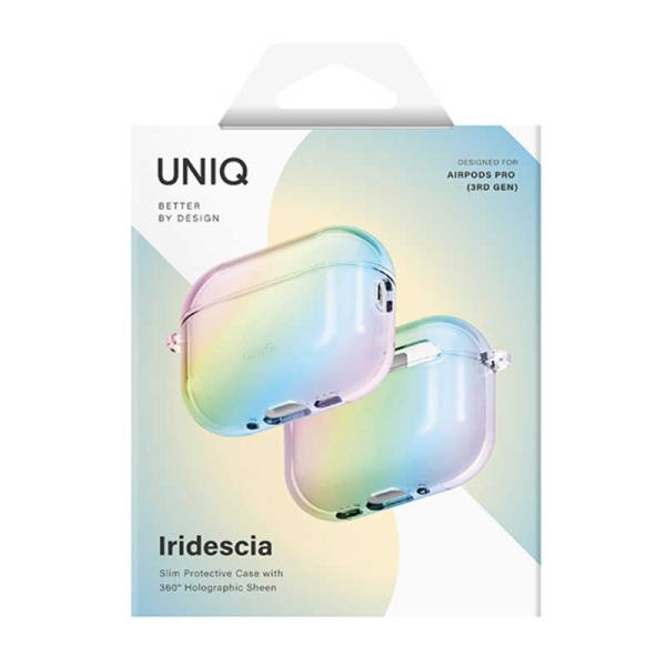KENZAN　AirPodsPro3ケース UNIQ TPUケース IRIDESCIA HOLO Q...