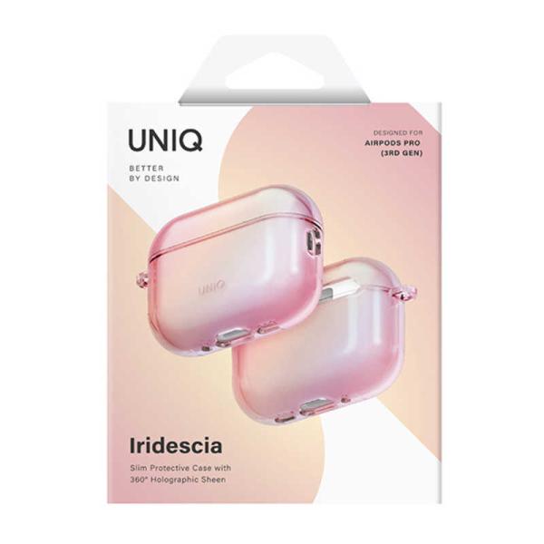 KENZAN　AirPodsPro3ケース UNIQ TPUケース IRIDESCIA PINK P...