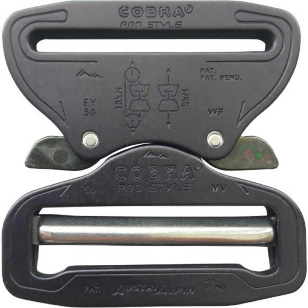 AUSTRIALPIN社　ALPIN COBRA バックル 50MM XLトリガー マットブラック　...