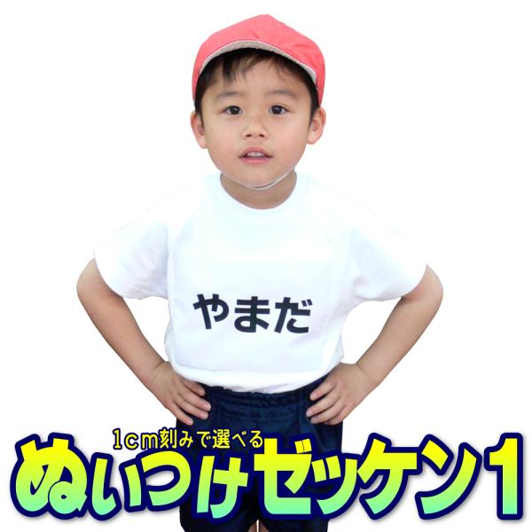 最短翌日発送 ゼッケン 縫い付け 1枚 オーダー 1cm刻みでサイズ指定可 抗菌生地 学参書体対応 ...