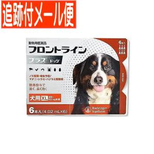 【メール便送料無料】【動物用医薬品】フロントラインプラスドッグ 犬用 XL 40〜60kg未満 6本入