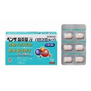 ベンザ鼻炎薬α(1日2回タイプ) 12錠　武田薬品工業 【第(2)類医薬品】