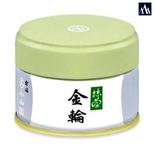 抹茶「金輪」20ｇ缶入 のし紙不可 (500601)｜y-koyamaen