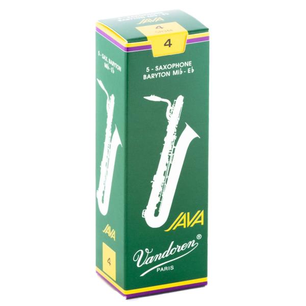バンドーレン バリトンサクソフォンリード ジャバ(JAVA) 硬さ:4 (5枚入)