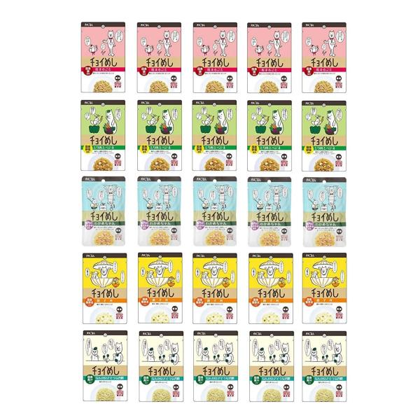 チョイめし80g 人気5種類X5 計25個