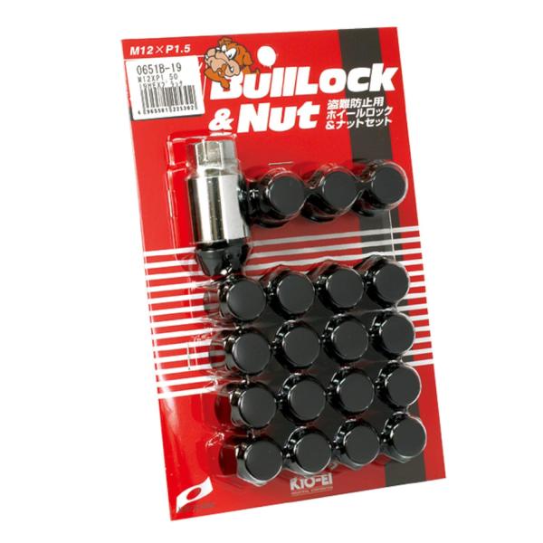 KYO-EI(協永産業) ホイール用ナット Bull Lock 袋タイプ 19HEX M12 x P...