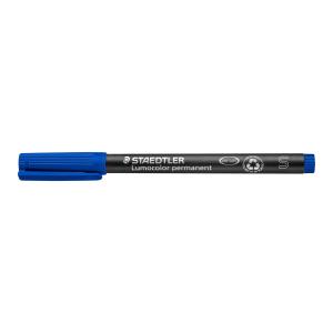 ステッドラー 油性ペン ルモカラー 超極細書き 青 10本 313-3