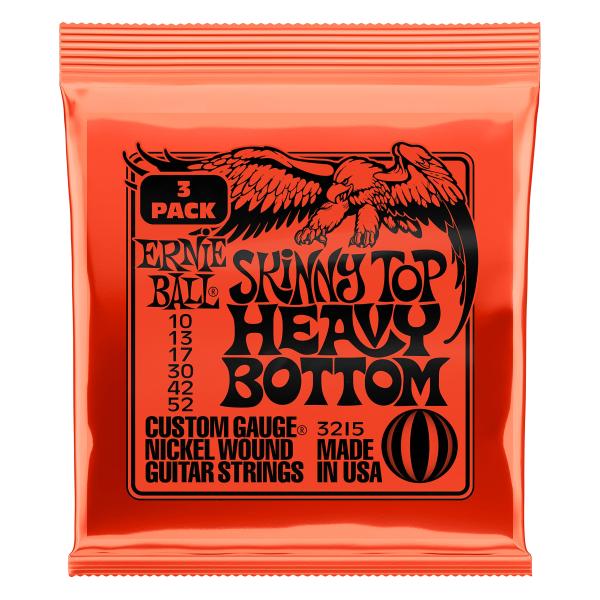 正規品 ERNIE BALL 3215 エレキギター弦 (10-52) SKINNY TOP HEA...