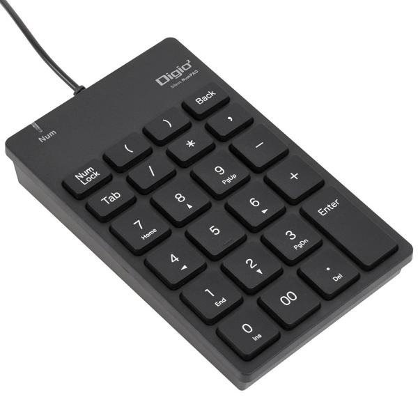 Digio2 USBテンキーボード 静音 ブラック 48429