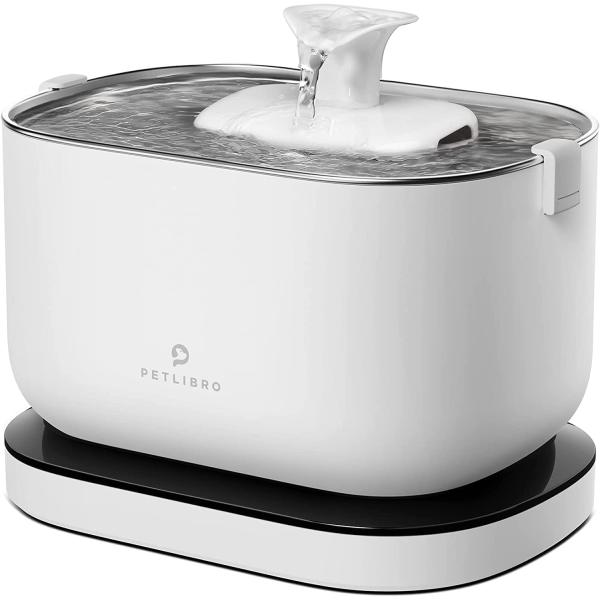 PETLIBRO 猫 水飲み器 自動給水器 コードレス 2WAY給電 無制限置き場所 電池内蔵 猫給...