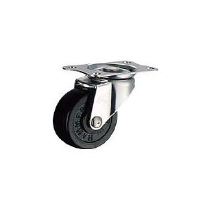 ハンマーキャスター(Hammer Caster)Eシリーズオールステンレス 旋回式ゴム車輪 50mm...