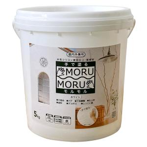 ニッペ ペンキ 塗料 STYLE MORUMORU モルモル 5kg しっくい風 防かび 防藻 水性 つやなし 屋内外用 壁紙に塗れる 目地