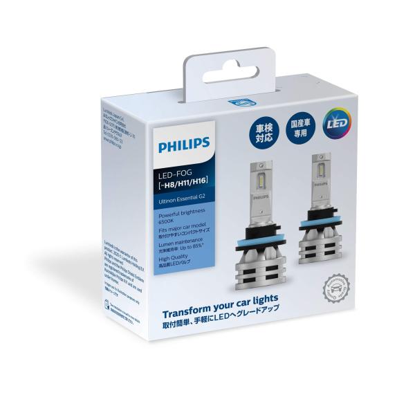 フィリップス 自動車用バルブ&amp;ライト LED フォグランプ H8 H11 H16 6500K アルテ...
