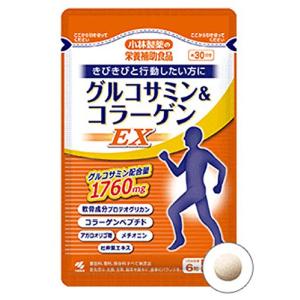 (スマイル)smile 小林製薬 グルコサミン&コラーゲンEX 360mg×180粒｜y-ks