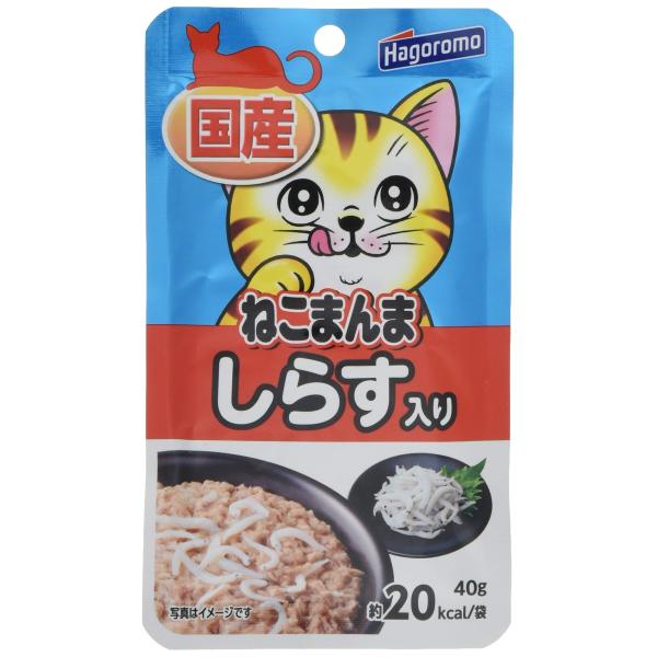 はごろも ねこまんま パウチ しらす入り (国産) 40g×12個 (3922) (まとめ買い)