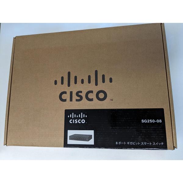 【Cisco】 SG250-08 8ポートギガビットスマートスイッチ