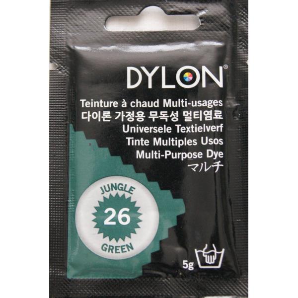 DYLON マルチ (衣類・繊維用染料) 5g col.26 ジャングルグリーン [日本正規品]