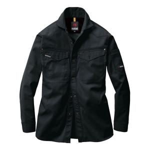 バートル 長袖シャツ ブラック M 1205-35-M
