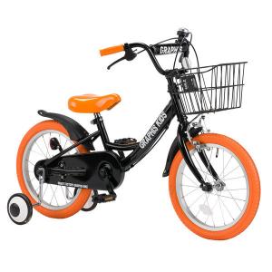 GRAPHIS  子供用自転車 14インチ 16インチ 18インチ GR-16 GR-16BKOR14