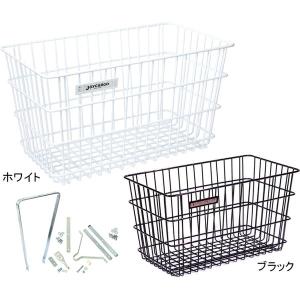 リンエイ 強力新聞カゴ 自転車用取付金具付 ブラック F-8