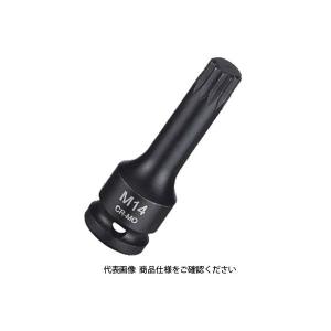 JTC 12.7mm インパクト用 12角ソケット M16 12.7mm トリプルスクエア 三重四角 ソケット M16 JTC447716