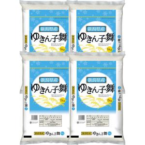 田中米穀 新潟産ゆきん子舞20kg 8402404 1セット