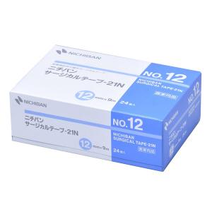 ニチバン　サージカルテープ-21N　12mm×9m　STN12　1箱（24巻入）