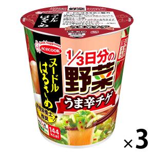 インスタントスープ ヌードルはるさめ 1/3日分の野菜うま辛チゲ 44g 1セット エースコック