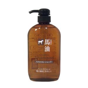 馬油 シャンプー ポンプ 600ml 熊野油脂
