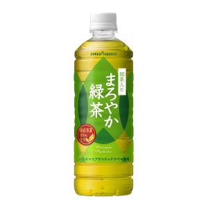 ポッカサッポロ　まろやか緑茶　600ml　1箱（24本入）