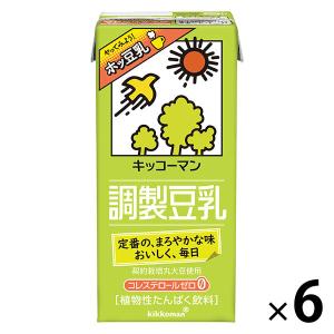 キッコーマン 調製豆乳 1000ml 1箱(6本入)の商品画像