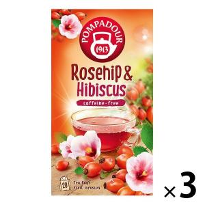 ポンパドール ハーブティーローズヒップ 1セット