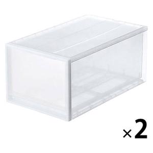 無印良品 ポリプロピレン衣装ケース・引出式 深 2個入