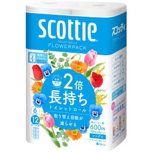 トイレットペーパー シングル 2倍長持ち 6ロ...の詳細画像1