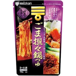 ミツカン　〆まで美味しいごま担々鍋つゆ　ストレート　750g