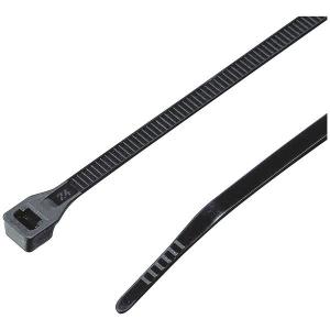 アスクル ケーブルタイ 結束バンド 屋外用 300mm 黒 1パック