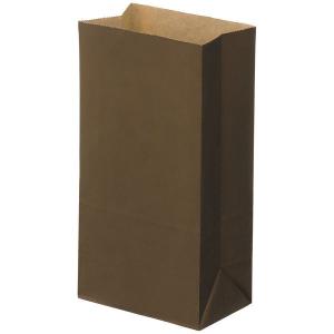 シモジマ／HEIKO カラー角底袋 茶 4号 幅130×高さ235×マチ幅80mm  1袋（100枚入）