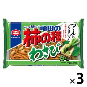 亀田製菓　亀田の柿の種わさび6袋詰　3袋　おつまみ