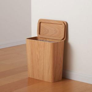 無印良品 木製ごみ箱 袋止めワイヤー付 オーク...の詳細画像5