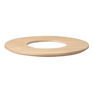 無印良品 木製ごみ箱用フタ オーク材突板 丸型 02439712 良品計画