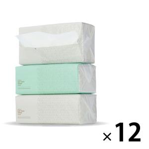 ティッシュペーパー　300組（3個入）×12パック　オリジナルソフトパックティッシュ　ロイヤルオーシャン　レギュラーサイズ（ＰＥＦＣ認証紙）　1ケース（36個