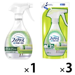 ファブリーズ 布用 緑茶成分入り 本体+詰め替え3個セット