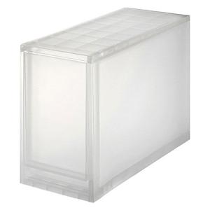 無印良品 ポリプロピレン追加用ストッカー 深型 約幅18×奥行40×高さ30.5cm 15880164 良品計画