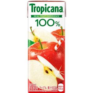 キリンビバレッジ トロピカーナ 100%アップル 250ml 紙パック 1箱