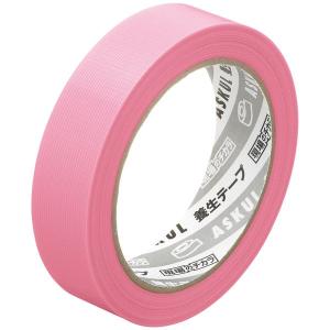 現場のチカラ 養生テープ ピンク 幅25mm×長さ25m アスクル